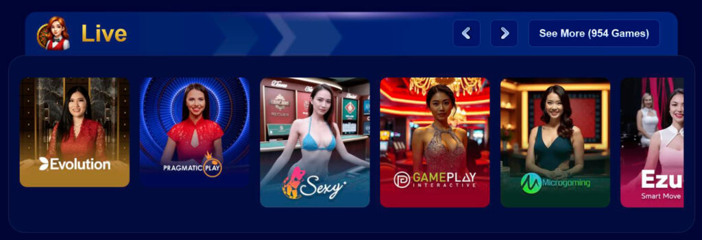 live casino games takabet